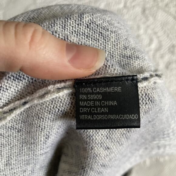 Antonio Melani Women's Cashmere Pullover Sweater Herringbone Fitted Small - XS - Picture 13 of 14